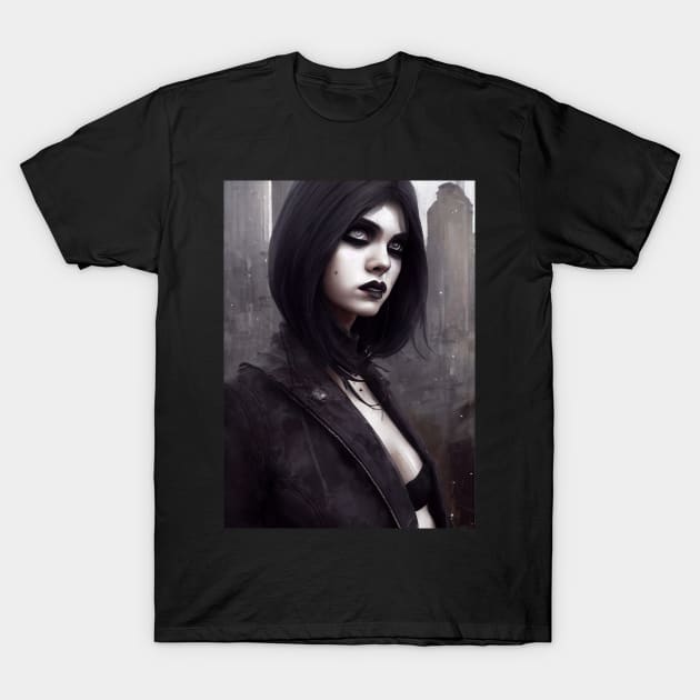 Goth Girl T-Shirt by The Multiverse is Female